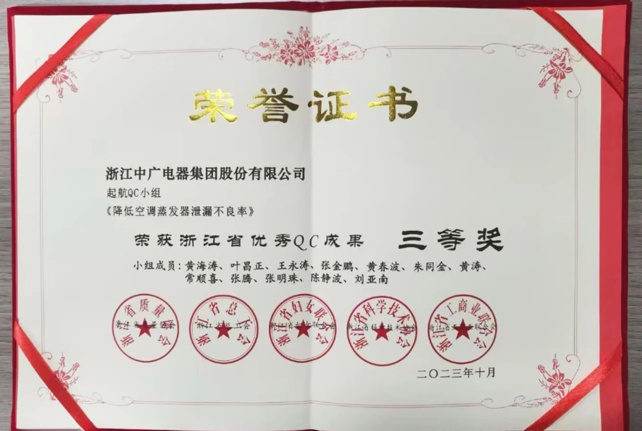中广QC项目获省级优秀质量管理成果奖